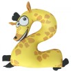 Игрушка Цифра '2' жираф